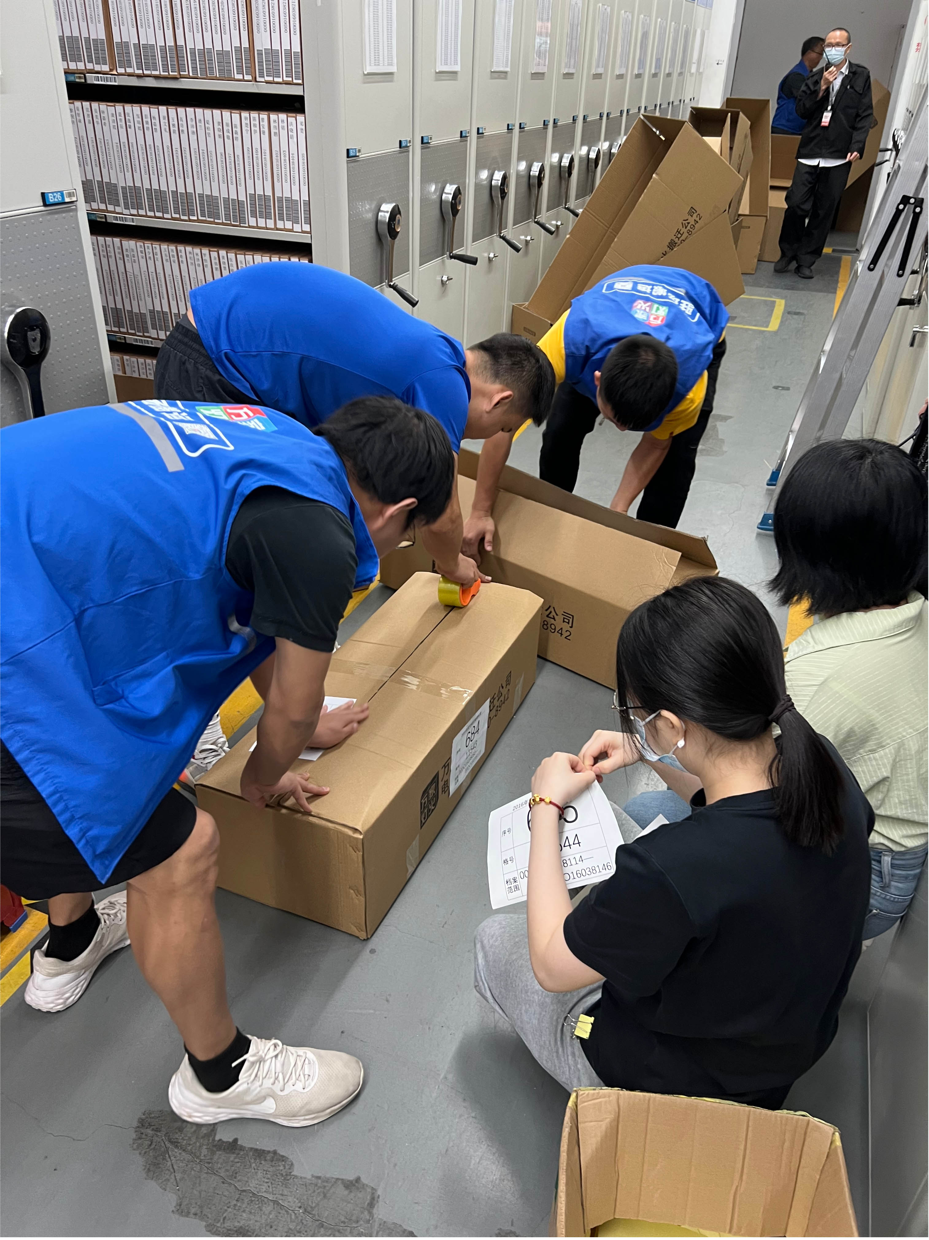 bifa必发集团顺利实现丽江市人才服务中心档案搬迁项目